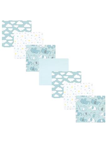 BABYVISION - Flannel Receiving Blankets Bundle LT BLUE