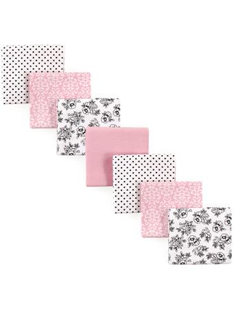 BABYVISION - Cotton Flannel Receiving Blankets Bundle PINK PATN