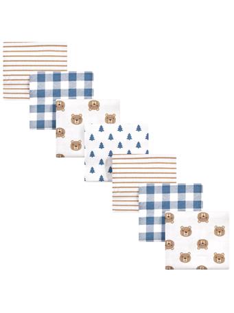 BABYVISION - Hudson Baby flannel receiving blankets are versatile baby blankets with a variety of us BLUE