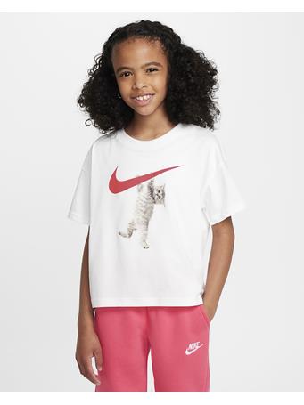 NIKE - Sportswear Big Kids' (Girls') T-Shirt WHITE