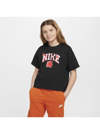 NIKE - Older Kids' (Girls') T-Shirt BLACK