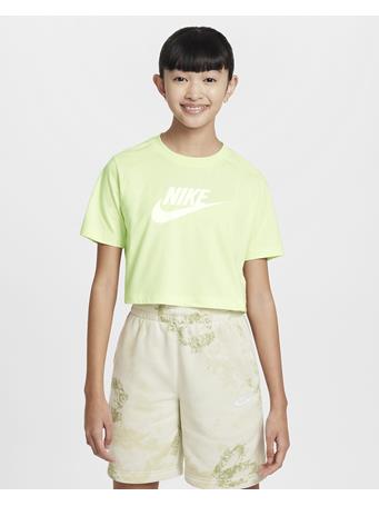 NIKE - Sportswear Big Kids' (Girls') Cropped T-Shirt LIME ICE