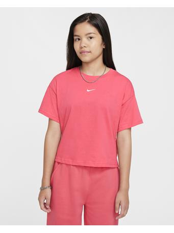NIKE - Sportswear Essential Big Kids' (Girls') T-Shirt ASTER PINK