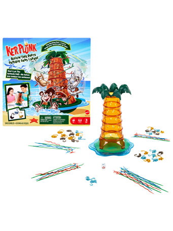 MATTEL - Kerplunk Rockin’ Tree Party Game NO COLOR