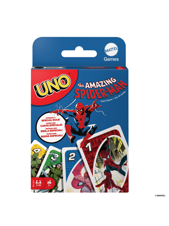 MATTEL - UNO The Amazing Spider-Man Card Game NO COLOR