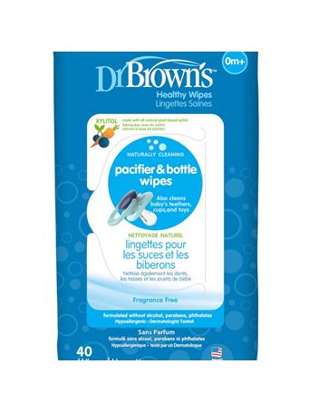 DR BROWN'S - Pacifier & Bottle Wipes NO COLOR