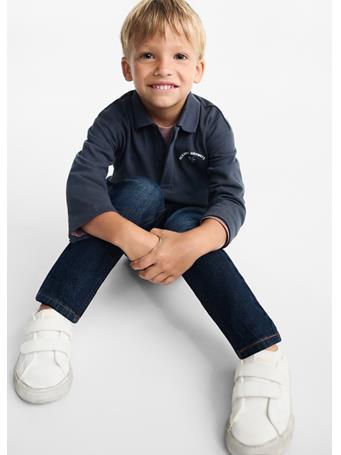 MANGO - Drawstring Waist Jeans DARK BLUE