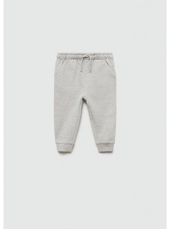 MANGO - Cotton Jogger-style Trousers GREY
