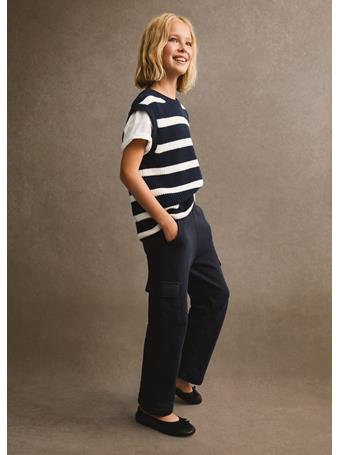 MANGO - Cotton Cargo Pants NAVY