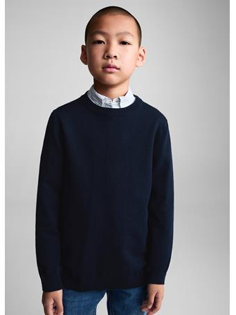 MANGO - Knit Cotton Sweater NAVY