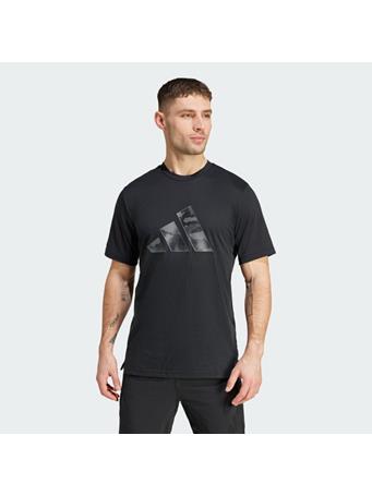 ADIDAS - Train Essentials Camo Graphic Tee BLACK
