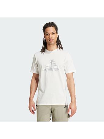 ADIDAS - Camo Big Logo Tee BEIGE