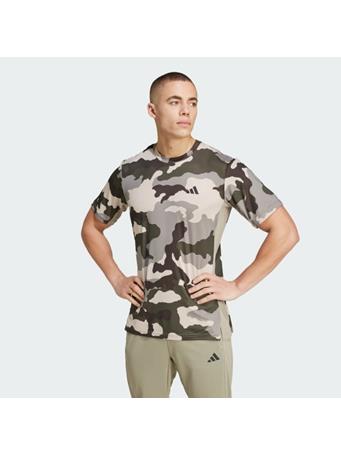 ADIDAS - Train Essentials Camo Allover Print T-Shirt CAMO