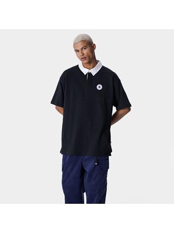 CONVERSE - All Star Short Sleeve Rugby CONVERSE BLACK