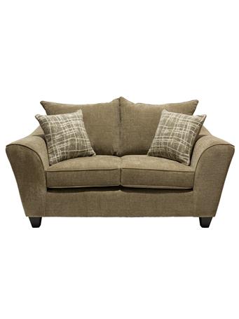 MINHAS - Captive Brownstone Love Seat 2 Pillows BROWNSTONE