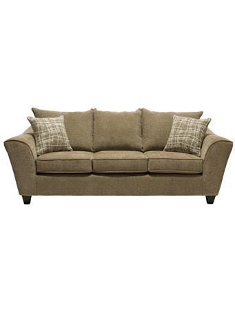 MINHAS - Captive Brownstone Sofa 2 Pillows BROWNSTONE