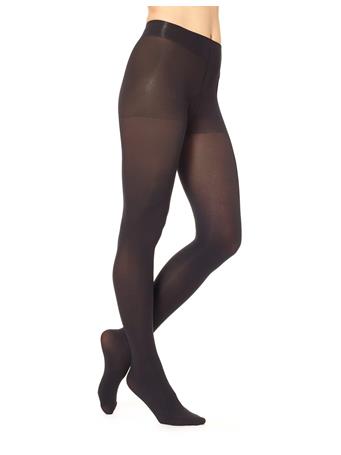 HUE - Super Opaque Control Top Tight BLACK