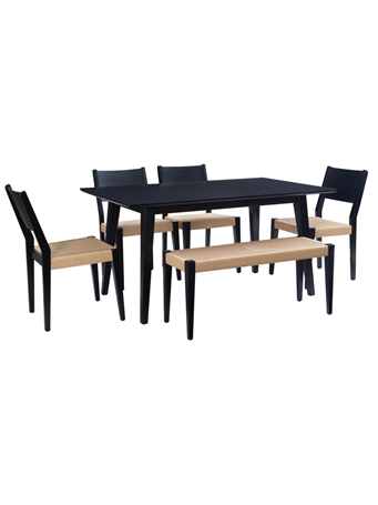 LINON - Cosgrove Black Dining Collection BLACK