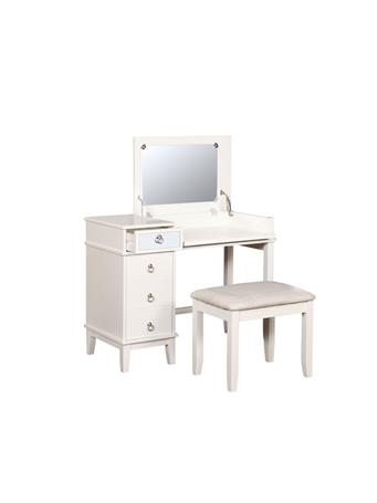 LINON - Eva Vanity Set WHITE
