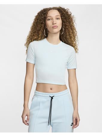 NIKE - Sportswear Essential Women's Slim Cropped T-Shirt GLACIER BLUE/(WHITE)