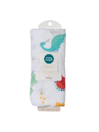 MARY MEYER - Lulujo Cotton Swaddle – Pebblesaurus NO COLOR