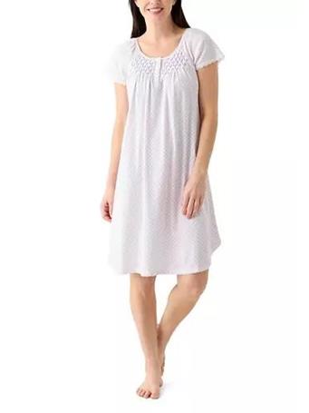 MISS ELAINE - Women's Short Sleeve Nightgown 128 LILAC