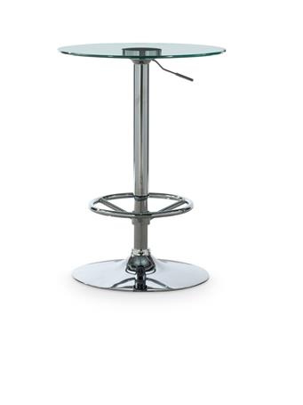 LINON - Placid Abs Pub Table CHROME