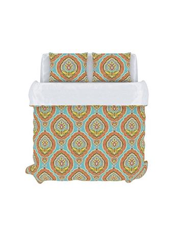 BELLE MAISON - Nico 210 Tread Count Duvet Cover Set AQUA
