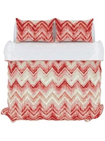 STYLEMASTER - Colorfly Germain 210 Thread Count Duvet Cover Set CORALHAZE