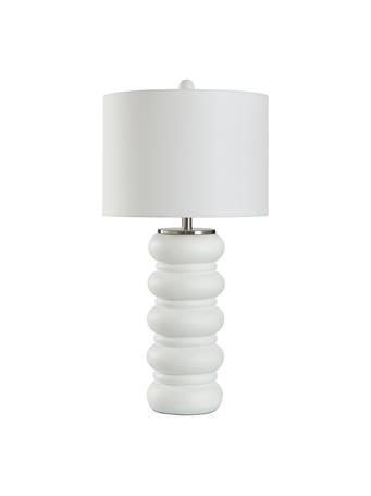 STYLECRAFT LAMPS - Transitional Table Lamp WHITE