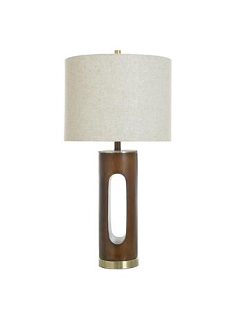 STYLECRAFT LAMPS - Woodbridge Table Lamp BROWN