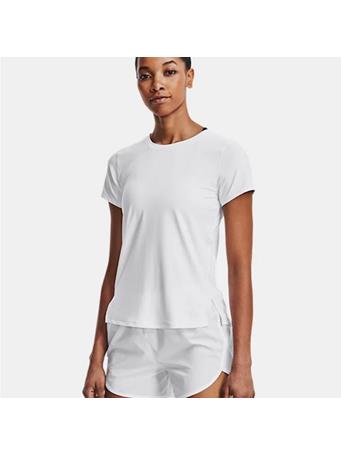 UNDER ARMOUR - Laser Tee WHITE / REFLECTIVE