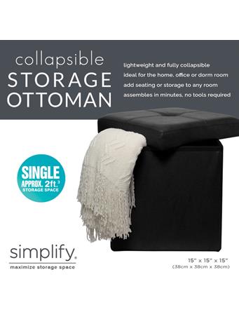 SIMPLIFY - Ottoman BLACK