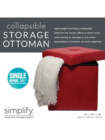 SIMPLIFY - Ottoman RED