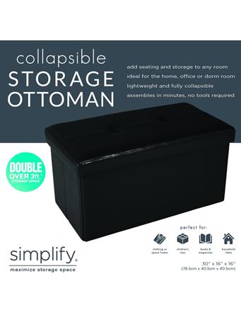 SIMPLIFY- Ottoman BLACK