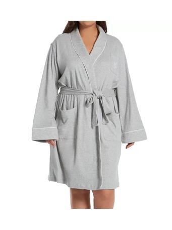 RALPH LAUREN - Quilted Shawl Collar Robe HGREY
