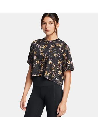UNDER ARMOUR - Crop Top BLACK/BLACK