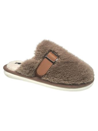 ORLY SHOES - Bison Single Strap Slipper TAN