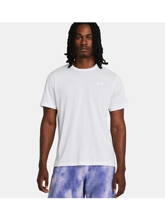 UNDER ARMOUR - Men's Launch Short Sleeve WHITE/REFLECTIVE
