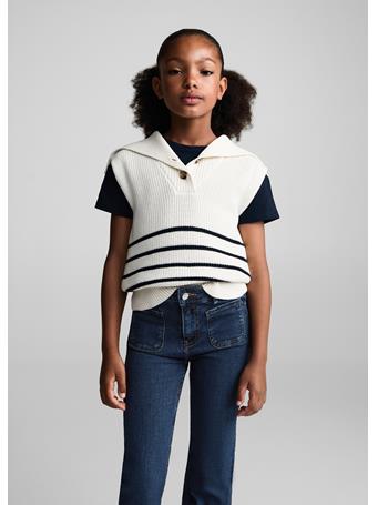 MANGO - Flared Jeans With Pocket DK BLUE