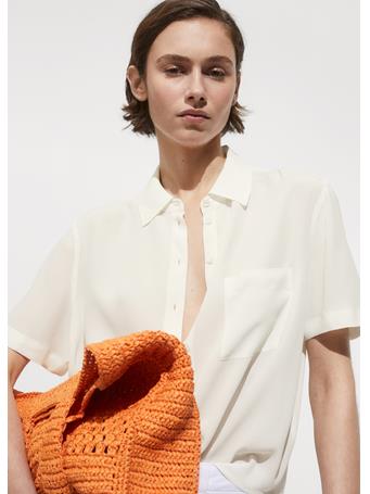 MANGO - Short Sleeve Shirt NATURAL WHITE