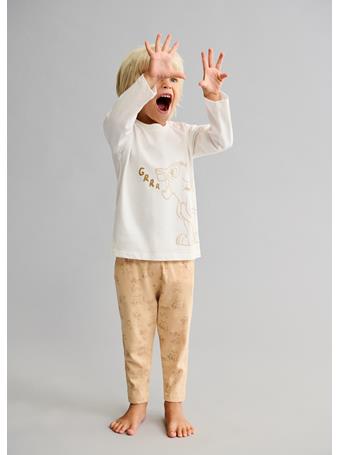 MANGO - Long Lion King Pajamas IVORY