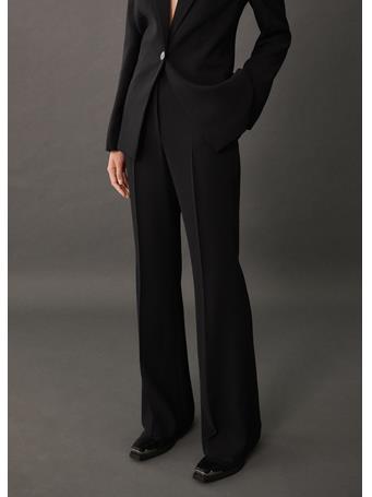 MANGO - Wideleg Suit Pants BLACK