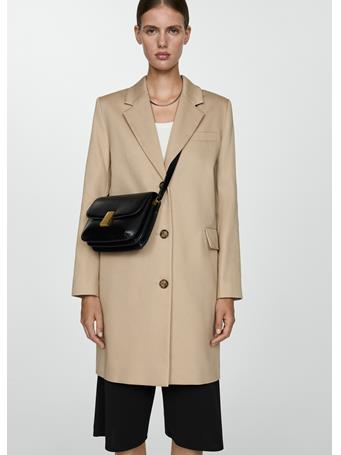 MANGO - Manila Coat LIGHT BEIGE