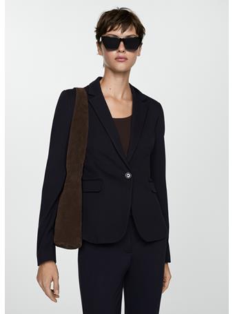 MANGO - Suit Blazer With Pockets MARINO