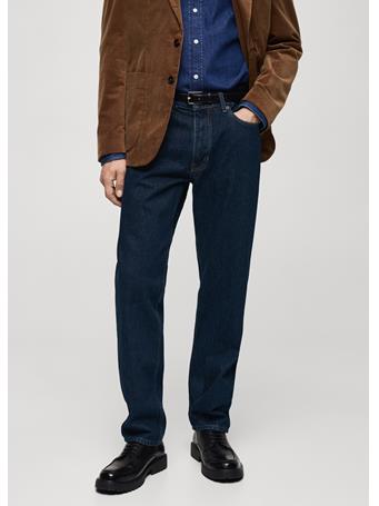 MANGO - Bob Straight-fit Jeans DENIM BLUE