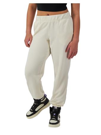 CHAMPION - Soft Touch Sweatpants, C Logo NATURAL