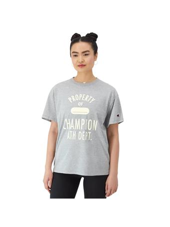 CHAMPION - Graphic T-Shirt, Oversized OXFORD GRAY