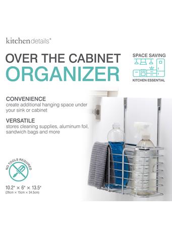 KENNEDY INTERNATIONAL - Over the Cabinet Kitchen Organizer NO COLOR
