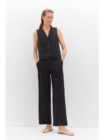 CORTEFIEL - Wide Cargo Pants BLACK